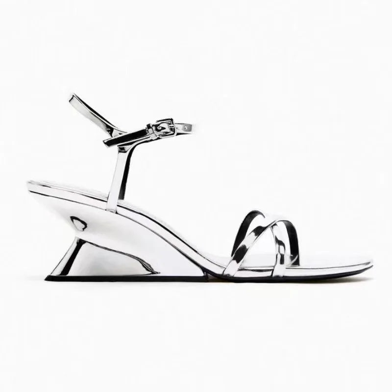 Sandália Mini Shoulder Prata