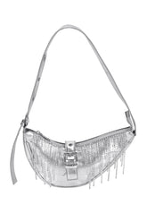 Bolsa de Ombro Prata Diamant