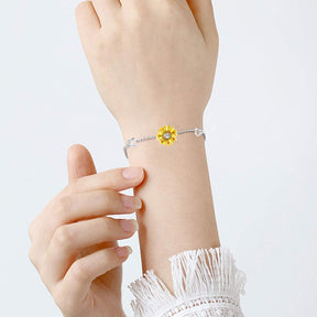 Pulseira Rose Valley Girassol - Bizati