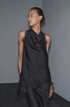 Top  Acetinado com Renda – Glam