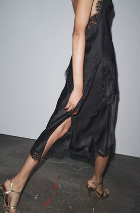 Top  Acetinado com Renda – Glam