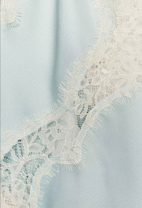 Top de Alça com Renda Acetinada – Sabotini