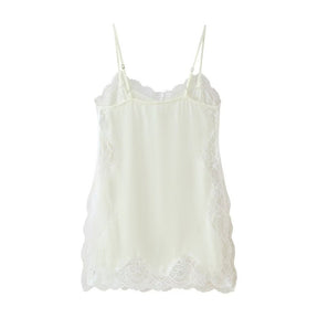 Top de Alça Fina com Renda – Capri