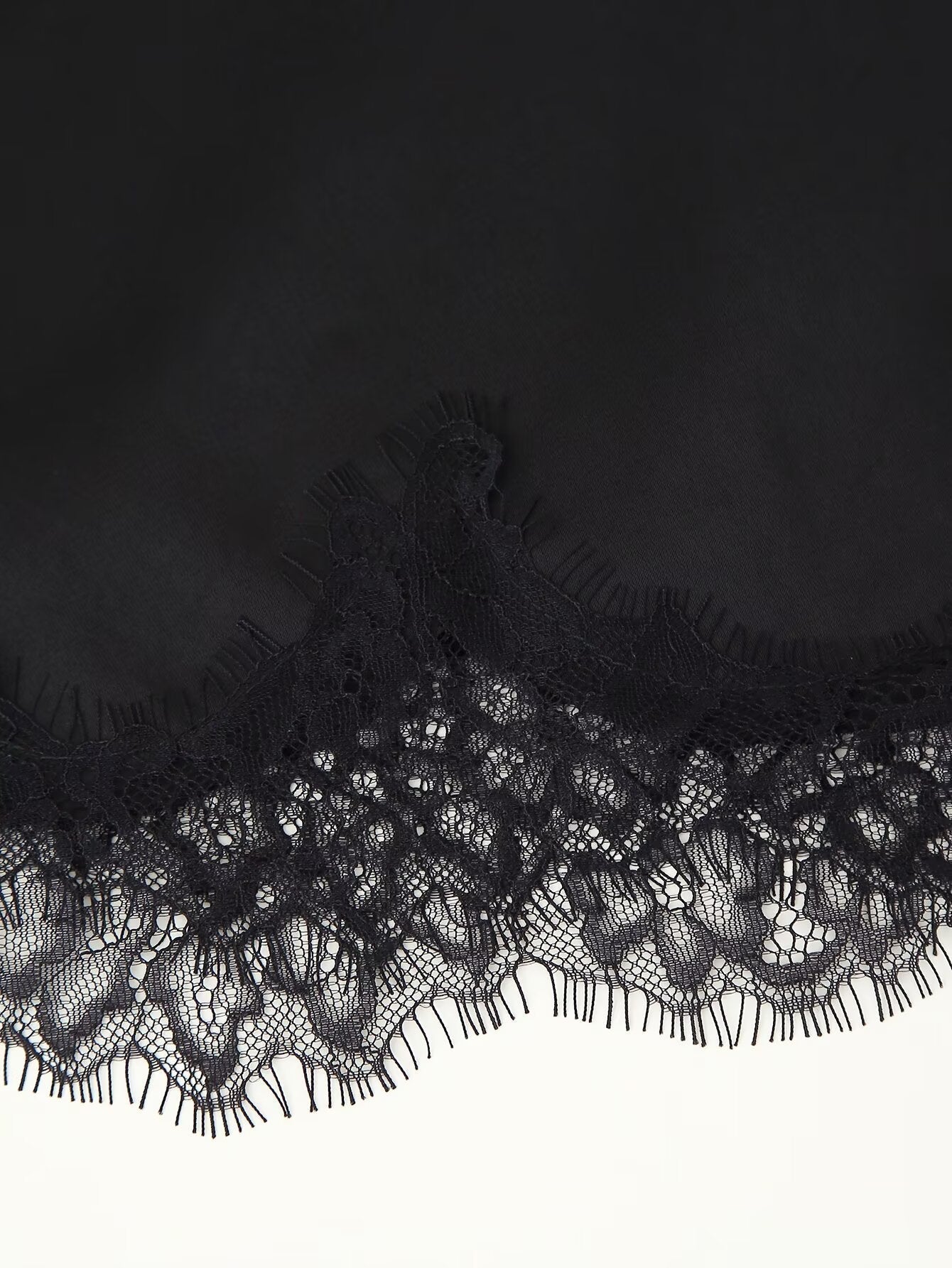 Top  Acetinado com Renda – Glam