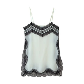 Top de Alça Fina com Renda – Capri