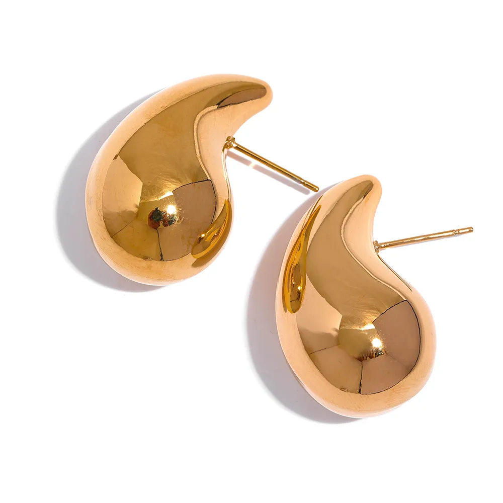 Brinco Droplet em Ouro 18k  (Brinco das Celebridades)