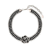 Colar de Flores Negras - Bizati