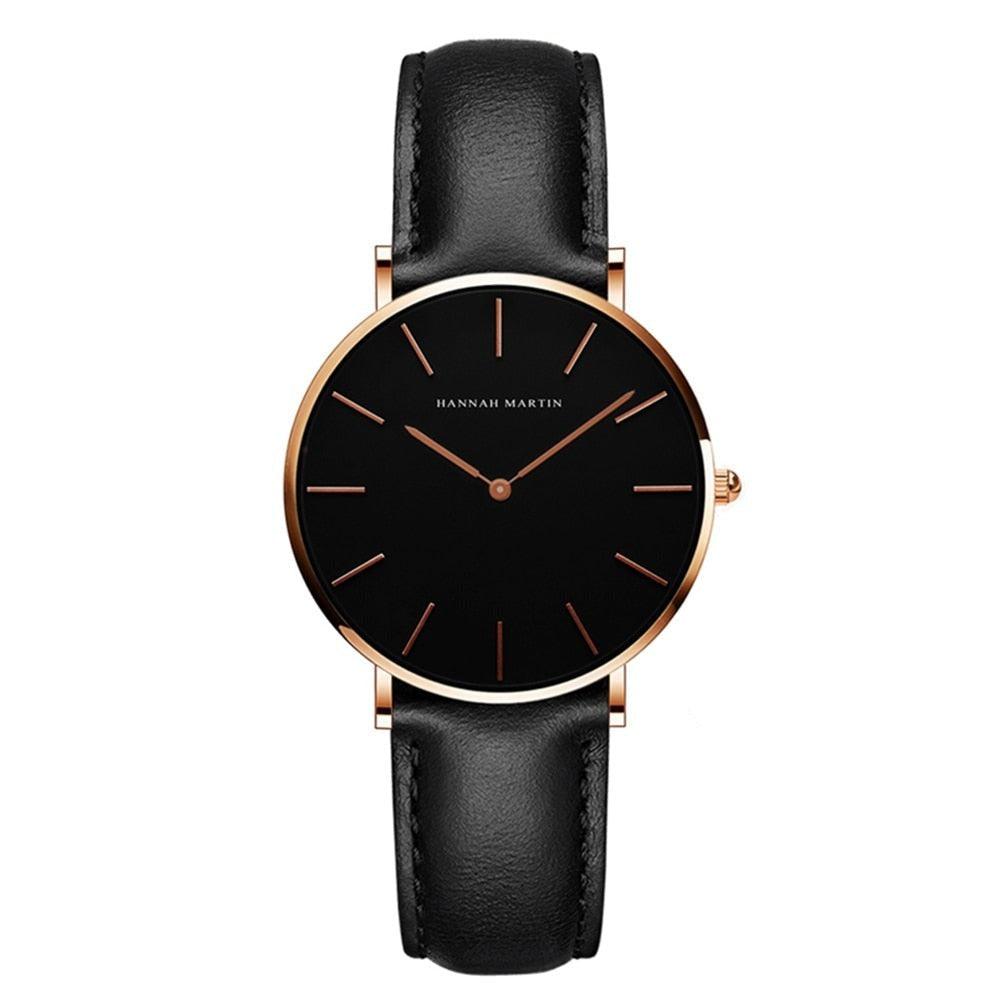 Relógio Feminino Pulseira de Couro Vick - Bizati