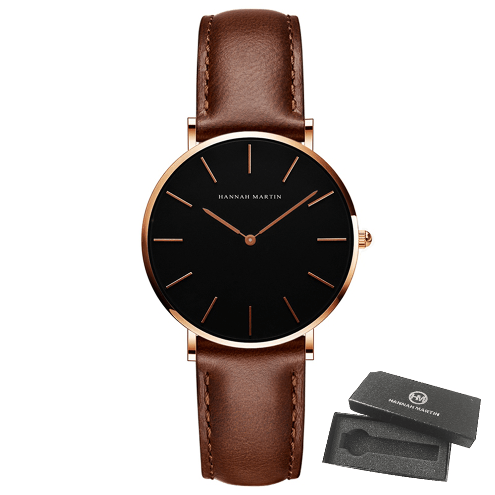 Relógio Feminino Pulseira de Couro Vick - Bizati